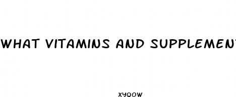 what vitamins and supplements help with weight loss
