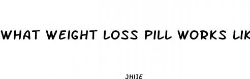 what weight loss pill works like adderall