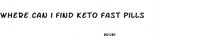 where can i find keto fast pills