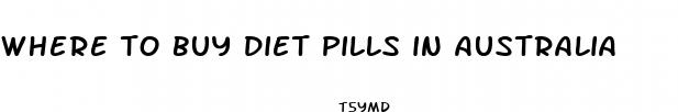 where to buy diet pills in australia