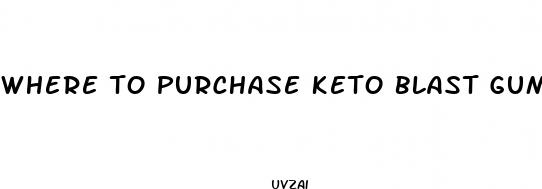 where to purchase keto blast gummies