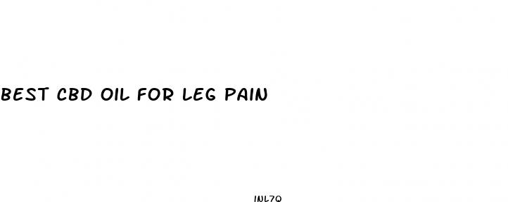 best cbd oil for leg pain