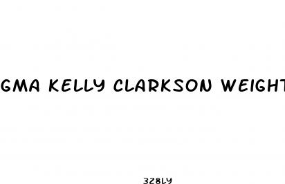 gma kelly clarkson weight loss