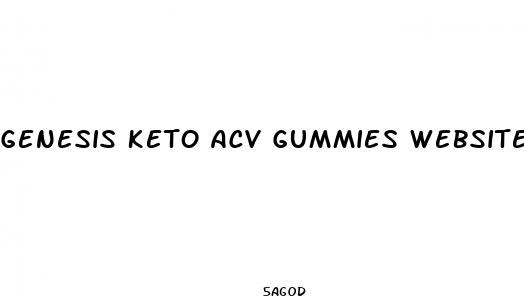 genesis keto acv gummies website