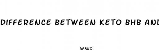 difference between keto bhb and keto acv gummies