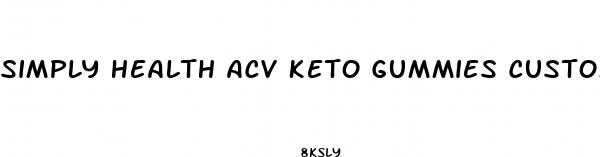 simply health acv keto gummies customer service