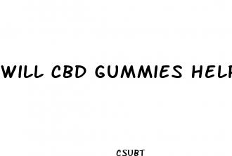 will cbd gummies help lose weight