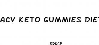 acv keto gummies diet