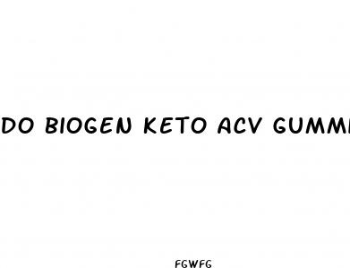 do biogen keto acv gummies work