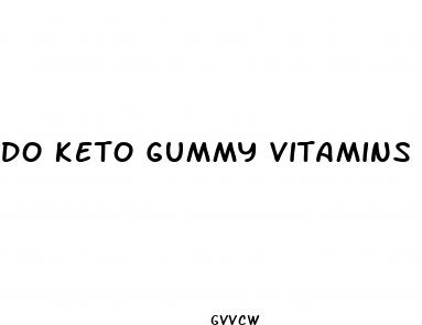 do keto gummy vitamins help you lose weight