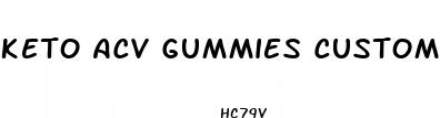 keto acv gummies customer service