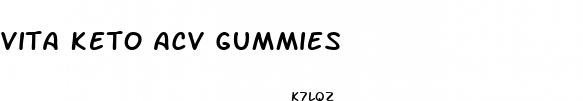 vita keto acv gummies
