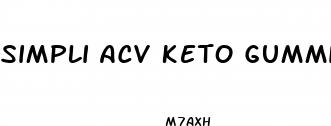 simpli acv keto gummies stores