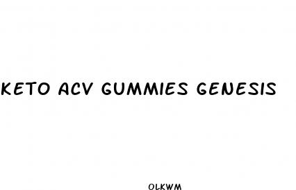 keto acv gummies genesis