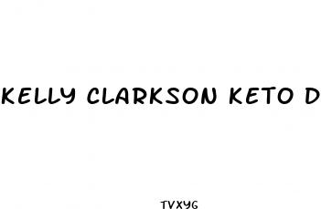 kelly clarkson keto diet pill