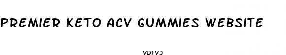 premier keto acv gummies website
