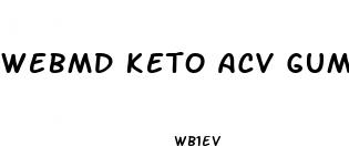 webmd keto acv gummies
