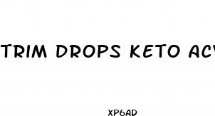 trim drops keto acv gummies