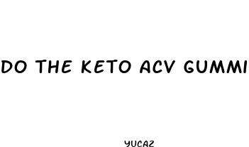 do the keto acv gummies work