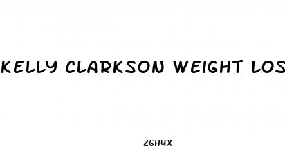 kelly clarkson weight loss drugs