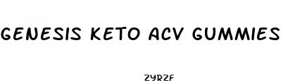 genesis keto acv gummies review