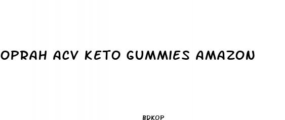 oprah acv keto gummies amazon