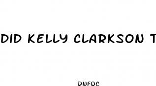 did kelly clarkson take keto bites to lose weight