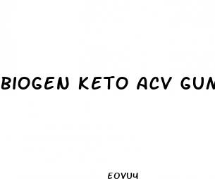 biogen keto acv gummies