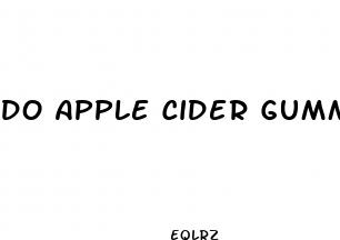 do apple cider gummies really help you lose weight