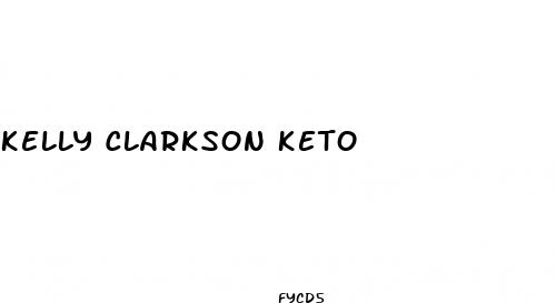 kelly clarkson keto