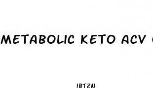 metabolic keto acv gummy reviews