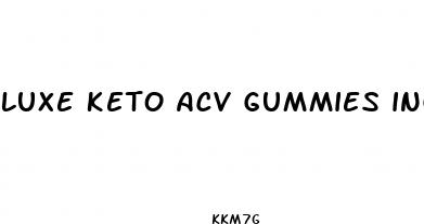 luxe keto acv gummies ingredients