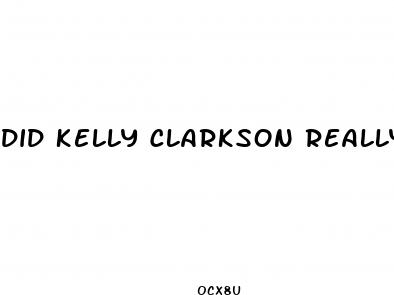 did kelly clarkson really lose weight on gummies