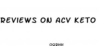 reviews on acv keto gummies
