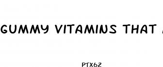 gummy vitamins that make you lose weight