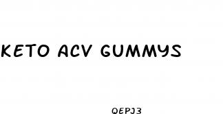 keto acv gummys