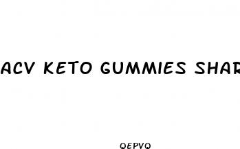 acv keto gummies shark tank