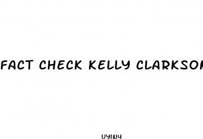 fact check kelly clarkson weight loss