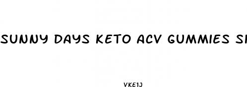 sunny days keto acv gummies shark tank