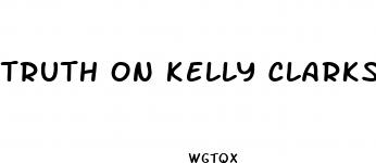 truth on kelly clarkson weight loss