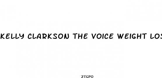 kelly clarkson the voice weight loss