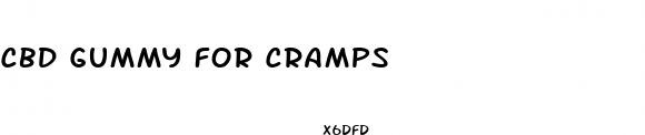 cbd gummy for cramps