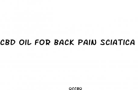 cbd oil for back pain sciatica uk