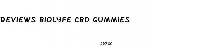 reviews biolyfe cbd gummies