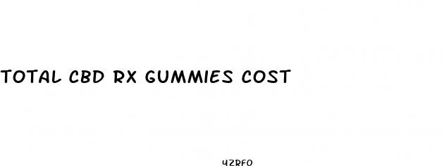total cbd rx gummies cost