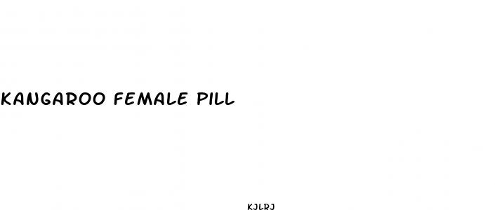 kangaroo female pill