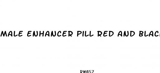 male enhancer pill red and black with m
