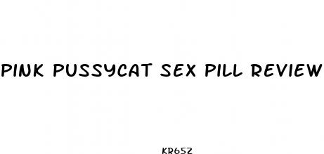 pink pussycat sex pill review