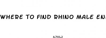 where to find rhino male enhancement pill