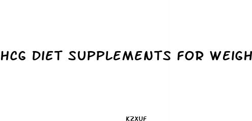 hcg diet supplements for weight loss